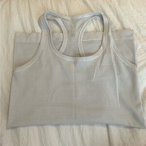 White Lululemon Swiftly Tank